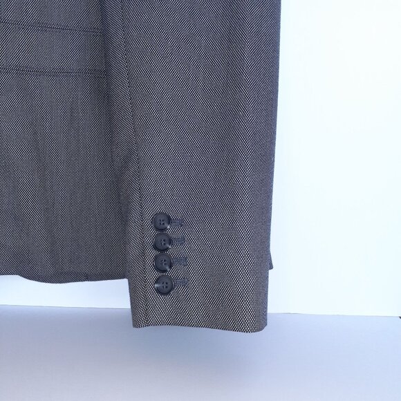 Jones New York Stretch Women's Gray Blazer Jacket With Button Closure‎ Siz… - Picture 8 of 16